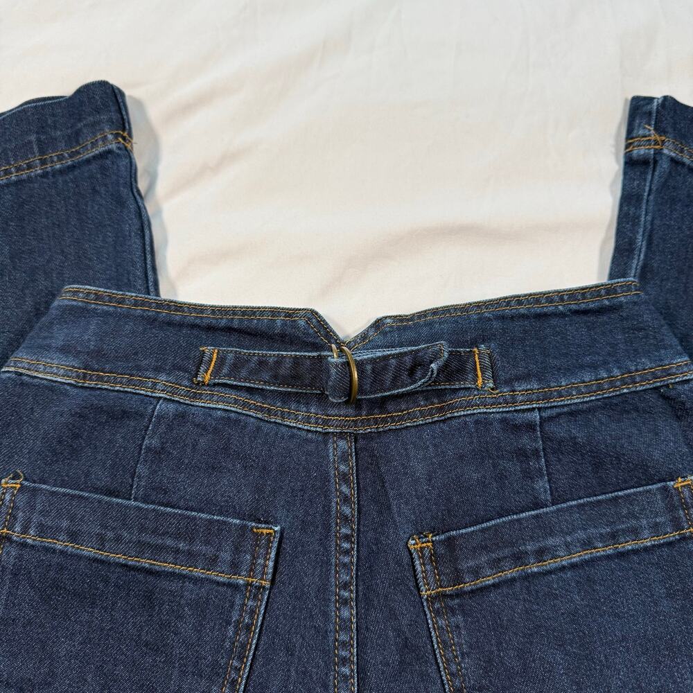 House of Harlow 1960 Wide leg Sailor Dark Wash High Rise Blue Jeans Size 28 - Picture 5 of 12